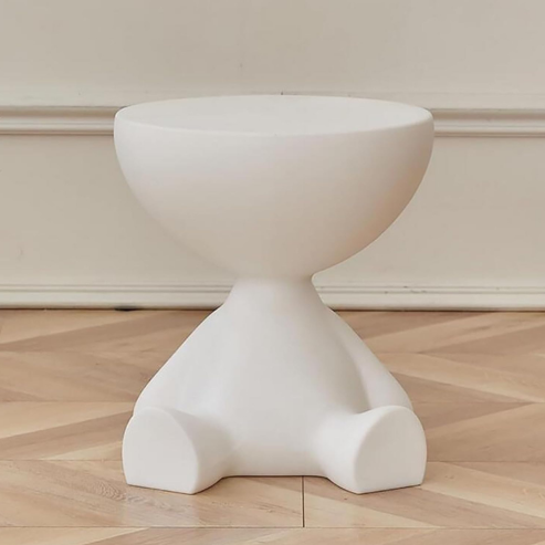 Table de bord de canapé légère et luxueuse – petite table basse créative à tête plate, en plastique, pour salon ou meuble d’appoint